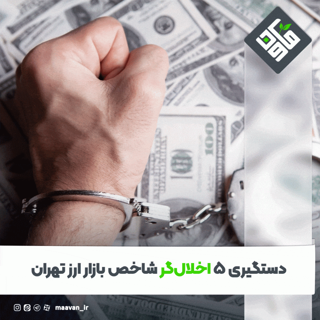 دستگیری ۵ اخلالگر شاخص بازار ارز تهران