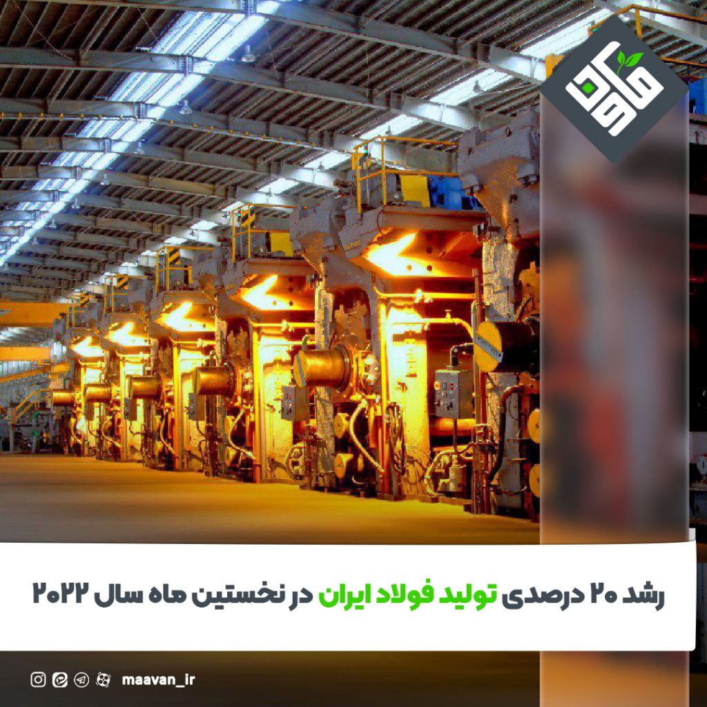 تولید فولاد ایران
